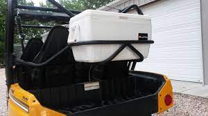 Teryx 4 Cooler Rack And Cooler Combo Securely Holds 36 Quart Ice Chest Frees Up Entire Cargo Bed Space For Other Gear Roll Cage Ice Chest Custom Finishes