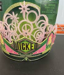 Disguise Wicked Movie Glinda's Crown Pink Bejeweled Tiara Costume Accessory  New