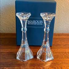 Free shipping, no sales tax. Waterford Accents Marquis By Waterford Crystal Candlesticks Poshmark