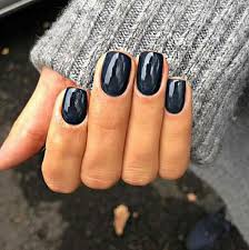 Ahead, 15 of the cutest manicure ideas on instagram for short nails. 35 Chic And Elegant Dark Blue Nails Designs Nail Art Designs 2020