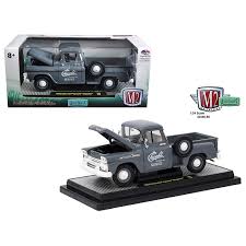 shop 1958 chevrolet apache stepside truck granite gray 1 24 diecast model car by m2 machines overstock 25516880 1958 chevrolet apache stepside truck granite gray 1 24 diecast model car by m2 machines