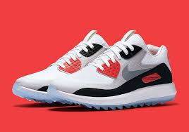 Nike Air Max 90 Golf Shoe Infrared Sneakernews Com Golf Fashion Nike Golf Shoes Golf Shoes Mens