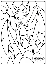 In this video we color vampirina, wolfie, demi, an…. Printable Disney Bat Vampirina Coloring Pages