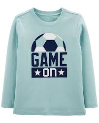 Baby Blue Soccer Jersey Tee Carters Com