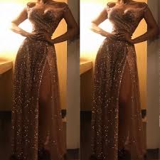 Codes promo, ventes flash, livraison offerte, trouvez le produit de vos rêves à prix réduit ! Pas Cher L Epaule Paillettes Robes De Bal Volants Sexy Fendue Sur Le Cote Robe De Soiree Simple Bc1409 Babyonlinewholesale