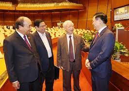 Sáng nay, 31/3, quốc hội bầu chủ tịch quốc hội, chủ tịch hội đồng bầu cử quốc gia bằng hình thức bỏ phiếu kín. Whddyx1dqdneum