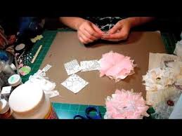 ~~~ made to order ~~~ set of 5 flowers processing time: Shabby Chic Lace Flowers Youtube Lace Flowers Fabric Flower Tutorial Shabby Chic Flowers