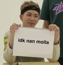 See more ideas about bts memes, bts, memes. Namjoon Rm Idk Nan Molla Meme Bts Memes Hilarious Baby Face Meme Bts Face