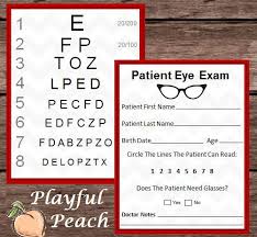 Pretend Doctor Eye Chart And Patient Exam Montessori Activity Kit Kids Dramatic Play Optomet Dramatic Play Preschool Dramatic Play Dramatic Play Activities