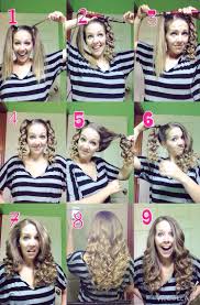 Quick And Easy Curls Using A Curling Wand Curl Each Pigtail With The Curling Wand Going Away From You Curl Hair With Straightener Curled Hairstyles Easy Curls