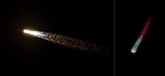 Flight satellites starlink at night 10.08.2020 at 3:13. Ysksmn57ad7ffm