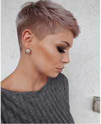 Pixies with longer bangs allow more flexibility in styling. Popular Short Hairstyles 2019 Thick Hair Styles Short Hair Styles Pixie Short Hair Styles