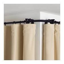 Ikea Racka Eckverbindung Fur Gardinenstange Schwarz Flexibel Und Daher Perfekt Fur Ecklosungen Oder Fur Erkerf Curtains Curtain Rods Home Furnishings