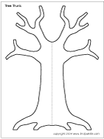 Tree Trunk Printable Templates Coloring Pages Tree Templates Tree Coloring Page Family Tree Template