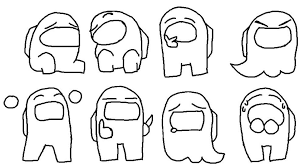 This among us game can be played by 4 to 10 people in one lobby. Little People From The Game Coloring Pages Among Us Coloring Pages Coloring Pages For Kids And Adults