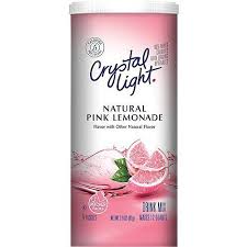 Crystal Light Pink Lemonade Drink Mix 12 Quart 2 9 Ounce