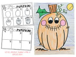 Your students will have a blast drawing with his kids. Pumpkin Directed Drawing Babbling Abby