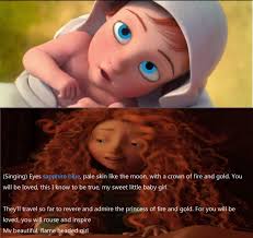 Merida Sings to Angela (Mother's Day Project Pt 1) by DisPIXWorks99