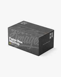 Download Paper Box Mockup Present Your Design On This Moc Vozeli Com PSD Mockup Templates