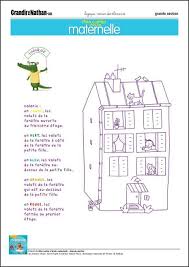Logique Grande Section Situer Des Elements Activites De Lecture En Maternelle Exercices Logique Grande Section