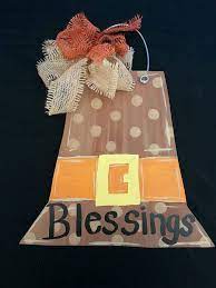 Hey I Found This Really Awesome Etsy Listing At Https Www Etsy Com Listing 209295291 Pilgrim Hat Thanksgiving Party Decor Door Decorations Fall Door Hangers