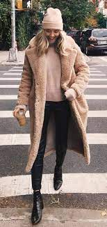 16 Teddy Coat Outfit Ideas That Are Super Cozy Society19 Stylish Winter Coats Teddy Coat Outfit Coat Outfits