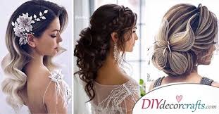 For achieving the most natural look, curl all bride hair on the iron. Elegant Wedding Hairstyles For Long Hair