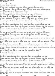 Guitar Chords With Video Lesson Tutorial At Https Guitarunited Com Music American Pie Chords Vid Ukulele Music Guitar Chords And Lyrics Easy Guitar Songs
