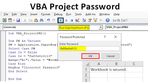 Select the protection tab, tick the lock project for viewing, enter and confirm a password, . Vba Project Password How To Use Vba Project Password In Vba