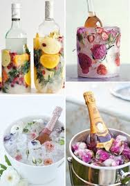 Diy Des Seaux A Glace Fleuris French By Design Recettes De Boissons Idees De Fete Fait Maison