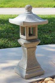 Pagoda Oriental Concrete Lantern Japanese Garden Yard Cement Art Stone Statue Japanese Stone Lanterns Japanese Garden Lanterns Japanese Garden