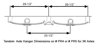 Springs Specs Hanger Spacing For 4 Leaf Springs Pr4