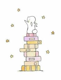 Bunny Stars Books Cute Drawings Cute Doodles Easy Drawings