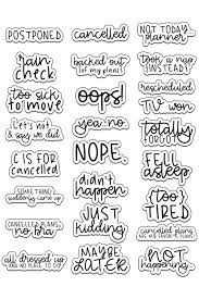 Canceledcancelled Plannerfreebies Thiscancelled Planneraddict Cancelled Spellings Available Do Cikartma Stickers Yazdirilabilir Planlayici Cikartmalari