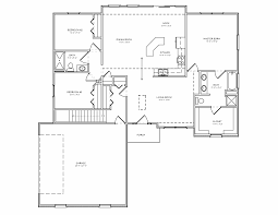 House Plan Bedroom Ranch Basement House Plans 59597 Walkout basement house plans are ideal if you are going to build a home on a sloping lot.