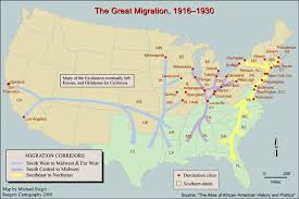 The Great Migration Map The Great Migration Ap Human Geography Migrations