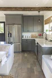 Okay, i know this post is about how to work around your oak cabinets without painting them, but this is something to consider if a little bit of painting is an option. 43 Light Grey Cabinets Ideas Kitchen Inspirations Kitchen Remodel New Kitchen