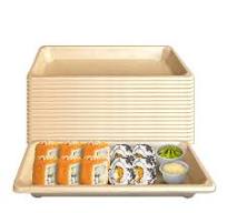 Amazon.com: EcoQuality Compostable Sushi Trays Small ...