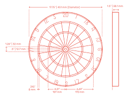 Shelti eye 2 electronic dart board. Darts Dimensions Drawings Dimensions Com