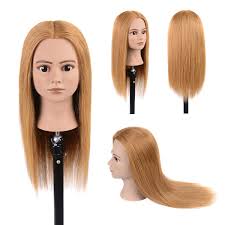 If you're sick of your long hair but don't want to cut it into a chic crop, get inspired with these gorgeous long hairstyles. Amazon Com 100 Real Human Hair Mannequin Head Cosmetology Training Mannequin Head Hairstyles Practice Dolls Light Blonde 20 22 From Forehead To The Back Hair End Beauty