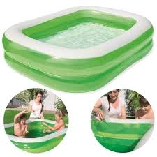 Dinding kolam berbahan 3 lapis. Jual Bestway 54005 Kolam Renang Karet Anak Keluarga Besar 201 Cm Hijau Terbaru Juli 2021 Blibli