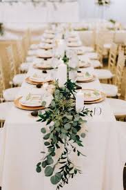 Natural Loose Green Golds Greenery Wedding Centerpieces Gold Wedding Centerpieces Rose Gold Centerpiece