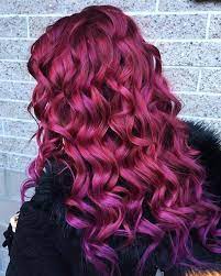 My Own Hair Purple On Faded Red Hair Colour Hairdresser Used Inebrya Colours Mermaid Hair Color Hair Styles Hair Inspo Color