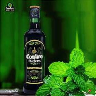 Confam Bitters 750ml Premium Glass Bottle, AI generated