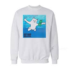 Ripndip Lord Nermal White Sweatshirt For Womens Or Mens