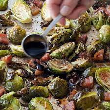 Add the brussels sprouts, salt, and pepper to the fat in the pan and sauté over medium heat for about 5 minutes, until lightly browned. Barefoot Contessa Balsamic Roasted Brussels Sprouts Recipes