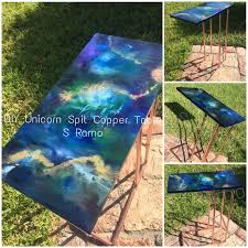 Diy Unicorn Spit Copper Table By S Ramo Unicorn Spit Bright Painted Furniture Unicorn Decorations