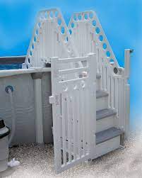 Amazon Com Confer Double Staircase Above Ground Pool Steps Toys Games In Ground Pools Pool Steps Above Ground Pool Steps