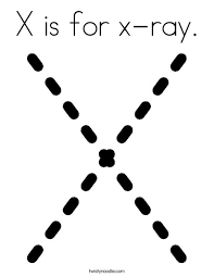 Some xray coloring may be available for free. X Is For X Ray Coloring Page Twisty Noodle