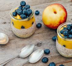9 chia zum abnehmen einweichen! Gesundes Fruhstuck Uber Nacht Overnight Oats Mit Chia Und Mango Foodblog Rezepte Furs Fruhstuck Mittag Und Abendbrot